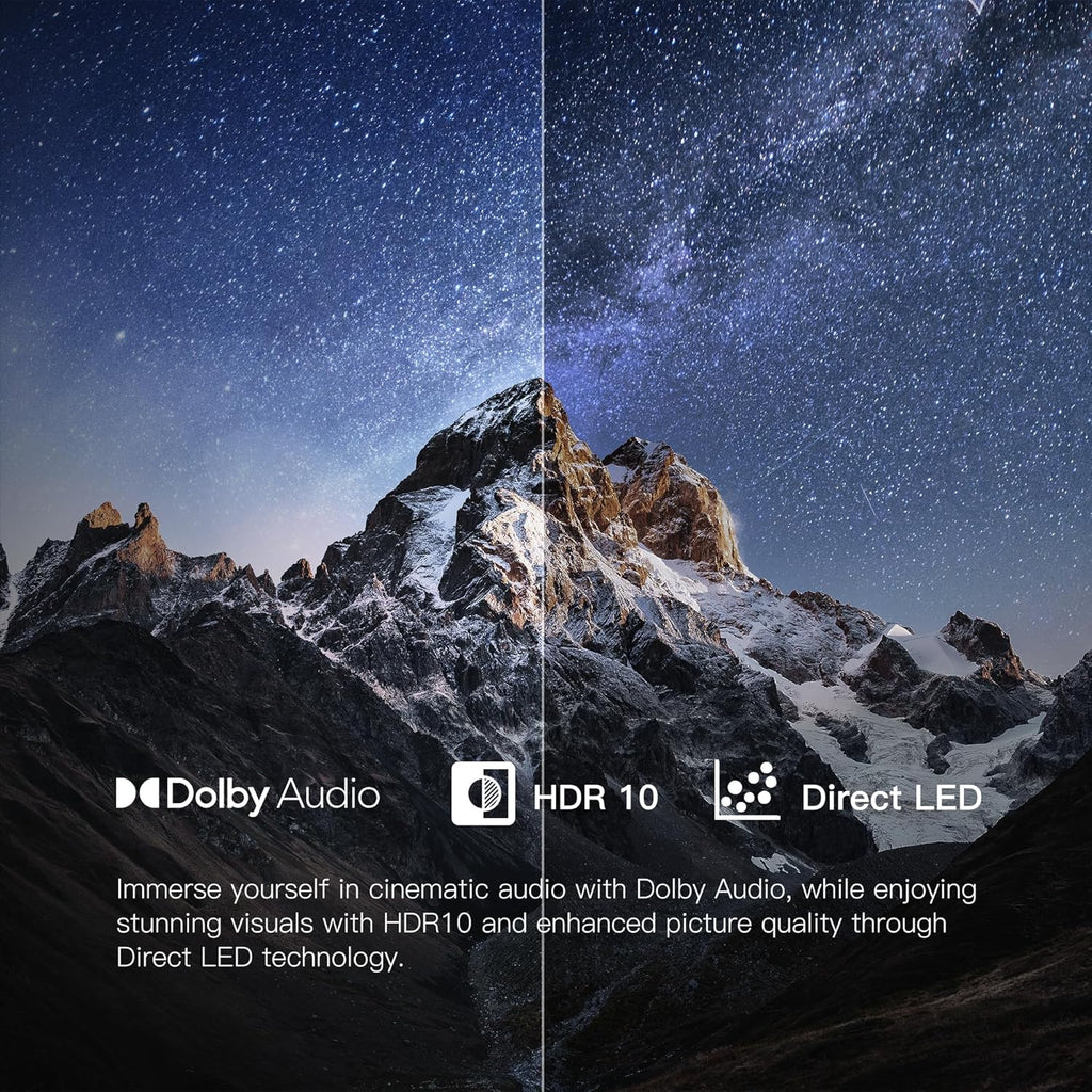 FPD 32-inch Smart TV Google TV HD 720p with Google Play and Google Cast Built-in, HDR 10, Dolby Audio, Voice Remote, Stream Live TV(Palette-Series, CG32-P3, 2024 Model)