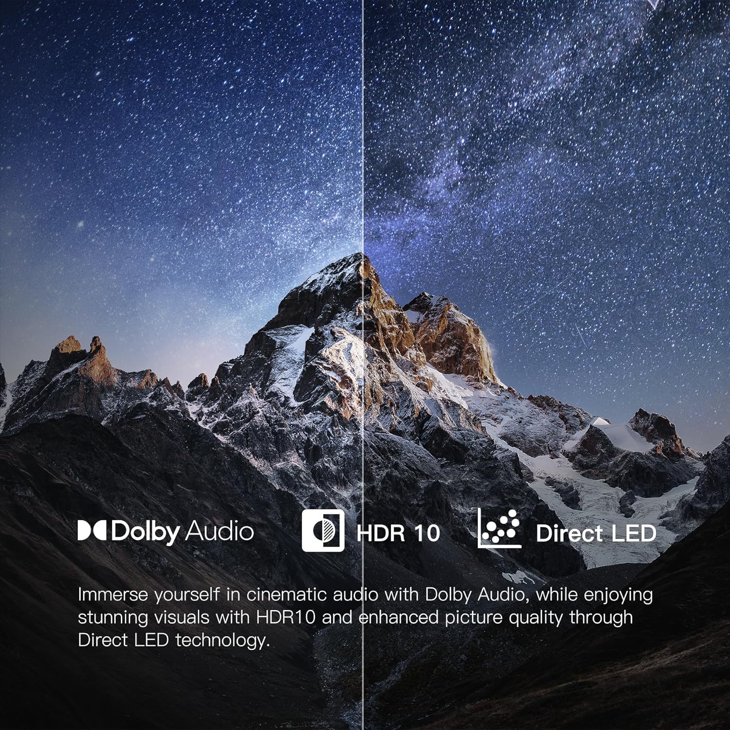 FPD 32-inch Smart TV Google TV HD 720p with Google Play and Google Cast Built-in, HDR 10, Dolby Audio, Voice Remote, Stream Live TV(Palette-Series, CG32-P3, 2024 Model)