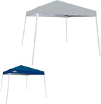 Garden Winds Custom Fit Replacement Canopy Top Cover Compatible with The Eagle Peak E64 Base 10' X 10', Canopy Top 8' X 8' Slant Leg - Upgraded Performance RIPLOCK 350 Fabric - Slate Gray