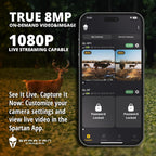 Spartan Camera 2 Pack GoLive3 Hunting Trail Camera  Live Streaming  96° Wide Angle  Motion Activated  On-Demand FHD Photos and 1080p Videos  Built-in Lithium Battery Blackout IR Flash GPS Weatherproof