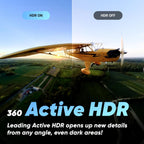 Insta360 X3-360 Action Camera with 5.7K 360 Active HDR Video  4K Single-Lens Camera  Waterproof  FlowState Stabilization  2.29" Touchscreen  AI Editing  for Motorcycle  Wintersports and Vlogging