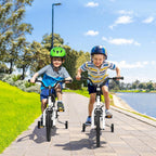 BABY JOY Kids Bike, 12 14 16 18 Inch Boys Girls Bike for 3-8 Years w/Training Wheels, 20 Inch Children Bicycle for 8+ Teens w/Kickstand, Handbrake, Coaster Brake & Removable Basket, Sporty Bicycle
