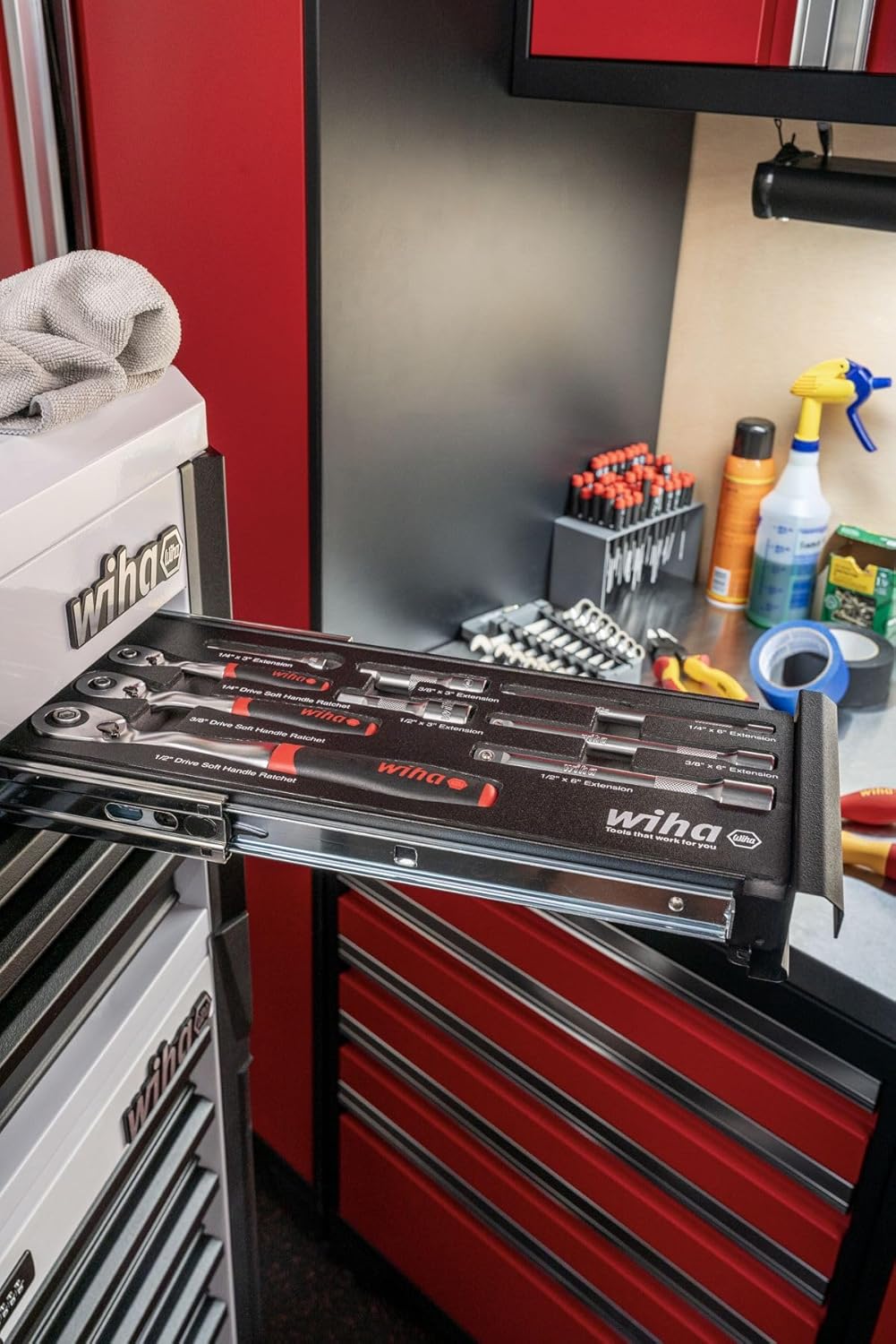 9pc SoftFinish Ratchet wrench set