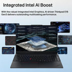 Lenovo ThinkPad E16 Gen 3 16" FHD+ Business Laptop Computer  Intel 14-Core Ultra 5 225H  16GB DDR5  512GB SSD  WiFi 6E  Bluetooth 5.3  Backlit Keyboard  Fingerprint Reader  Windows 11 Pro  no Mouse