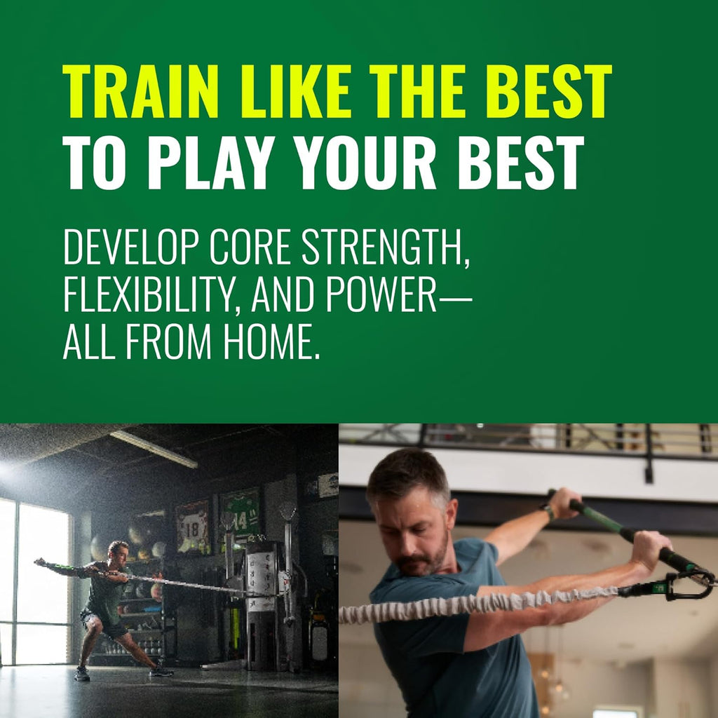 GolfForever Swing Trainer – Golf Fitness & Training System for Strength  Flexibility & Swing Power – Includes Membership & Premium Training Bar for Golf-Specific Workouts