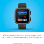 Garmin Bounce™  Kids Smartwatch  Two-Way Text and Voice Messaging  Location Tracking  Black Camo