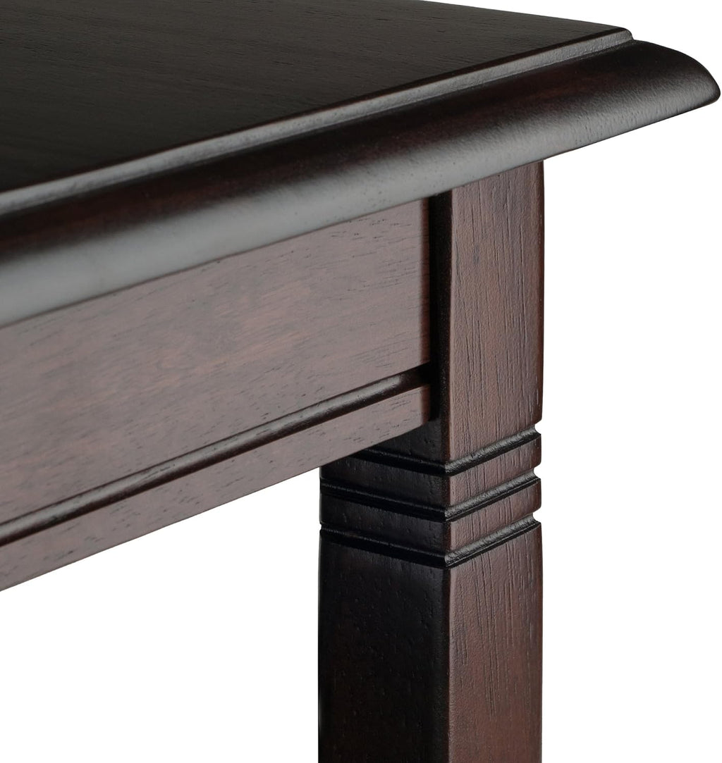 Winsome Nolan Coffee Table, Small Table with Shelf Storage, Practical and Elegant Living Room Decor, Stylish Furniture Essentials for New Homes, Apartments