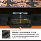 Blackstone 4-Burner 36" Propane Outdoor Griddle with Air Fryer and Hood
