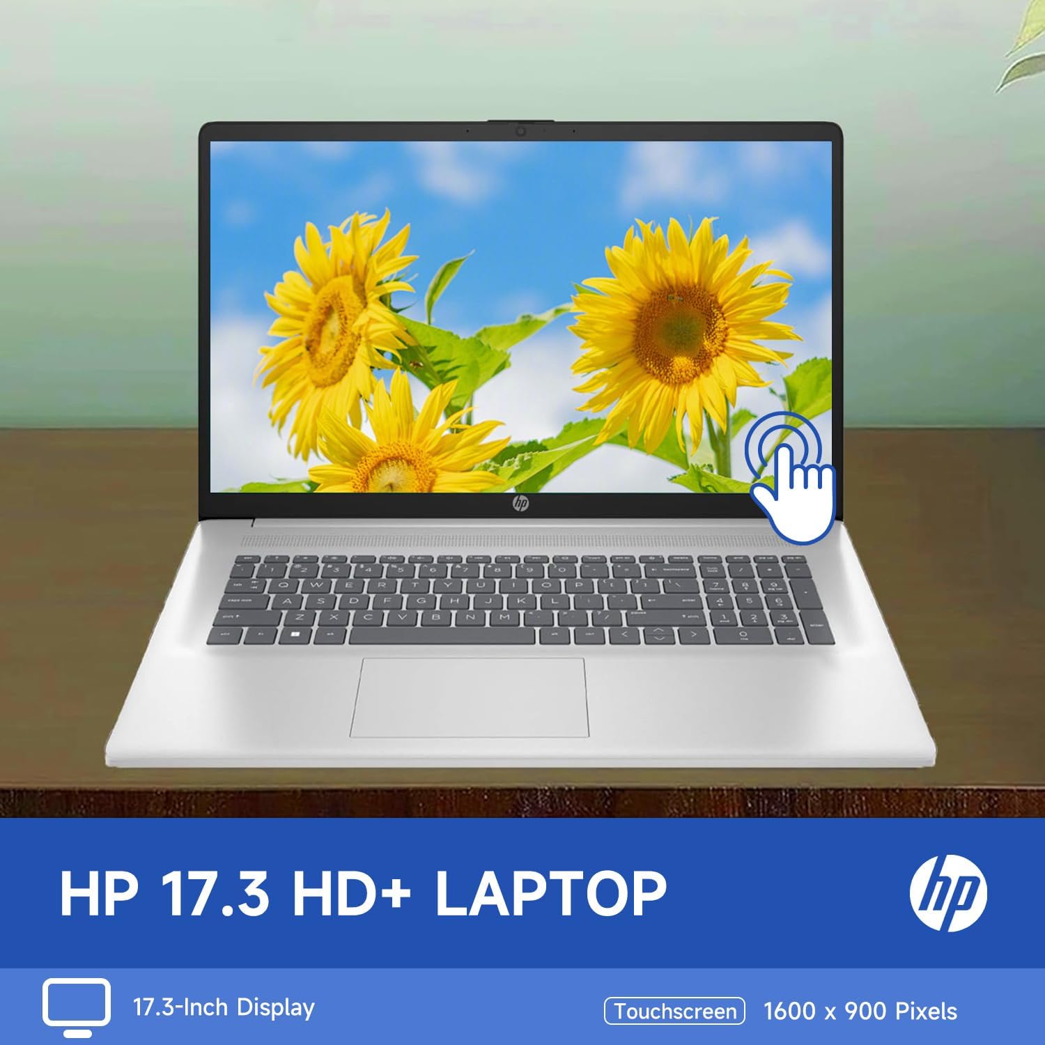 HP 17.3" Laptop for Home  Students  Business  Lifetime Office 365 for The Web  17.3" Touchscreen  8-Cores Intel CPU  w/Copilot  32GB RAM  128GB eMMC + 2TB PCIe  Camera Privacy Shutter  Win11 Pro