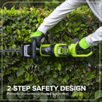 Greenworks 40V 26in Brushless Hedge Trimmer, Tool only