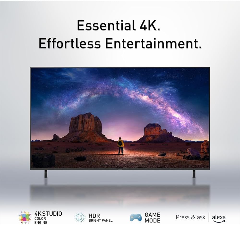 Panasonic TV-70W70BP W70 Series 70 inch LED 4K Ultra HD Smart Fire TV Bundle with 2X 6FT Universal 4K HDMI Cable  Theater Essentials and CPS Exclusive 26 Month Protection Pack BEACH-CPS-26M1000ATV