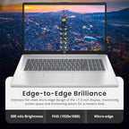 HP 17.3" FHD IPS Anti-Glare Laptop  Intel 7-150U  32GB RAM  3TB Storage (2TB SSD & 1TB Docking Station Set)  Intel Graphics  Num Pad  Wi-Fi 6  1080p Webcam  Fast Charge  Windows 11 Home  Silver
