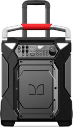 Monster Rockin' Roller 360 Indoor/Outdoor Portable Bluetooth Speaker | Up to 240W of 360 Degree Sound & Up to 100 Hours of Playtime | Includes Microphone