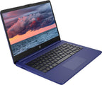 HP Portable Laptop  Student and Business  14" HD Display  Intel Quad-Core N4120  4GB DDR4 RAM  64GB eMMC  1 Year Office 365  Webcam  SD Card Reader  HDMI  Wi-Fi  Windows 11 Home  Blue  KKE Mousepad