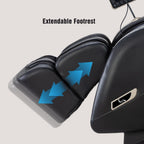 MYTHIA MD906 2026 Massage Chair - Full Body Zero Gravity Recliner with 3D Massage  Heat Therapy  Air Pressure & Foot Roller  Bluetooth & USB Charging Port for Home & Office Use (Black)