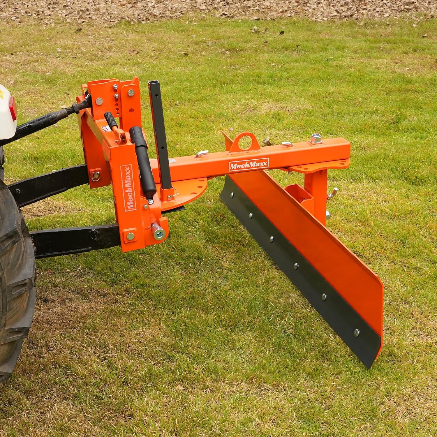 72" 6-Way Adjustable Tractor Rear Blade 3-Point Hitch Attachment- 25.6" Offset & ±45° Angle  Cat.1 20-45HP  RB72S