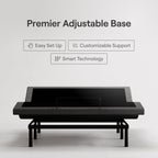 Nectar Premier Adjustable Base - Full - Head & Foot Incline - Wireless Remote with Memory- 3 Massage Settings - 4 USB Ports - Anti-Snore & Zero Gravity