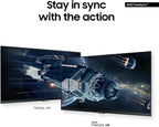 Samsung 34" ViewFinity S50GC Series Ultrawide QHD Monitor  100Hz  5ms  HDR10  AMD FreeSync  Ultrawide Screen  Eye Care  Thin Bezels  PIP  PBP  LS34C50DGANXZA  2023  Black