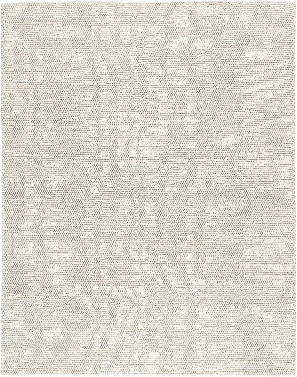 SAFAVIEH Area Rug 8x10 - Natura Collection - Large - Ivory, Handmade Wool Blend, Textured Design, Ideal for Living Room, Bedroom, Dining Space (NAT620A)