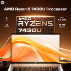 HP 2026 17 inch Touchscreen Laptop, Windows 11 Pro, Copilot AI, AMD Ryzen 5 7430U, 17.3" HD+ Anti-Glare Touch Screen, 32 GB RAM, 2 TB SSD, Fast Charge, HD Camera, Wi-Fi 6, Bluetooth 5.4, Accessories