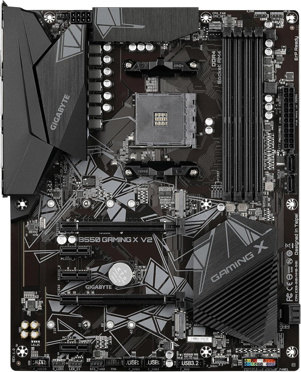 Gigabyte B550 Gaming X V2 Motherboard (AM4/4xDDR4/HDMI/DVI-D/USB 3.2/M.2)