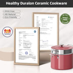 Nuwave Lux 13pc Forged Lightweight Cookware Set PFAS Free, Healthy G10 Duralon Ceramic Coating, Ultra Non-Stick, Stay-Cool Handles, Works on All Cooktops & Induction Ready