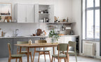 Wall Storage Cabinets - Large Kitchen Laundry Wall Amount Cabinets with Two Shaker Doors and Adjustable Shelf, One of 2pcs,in White