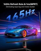 KTC 32 Inch 4K Gaming Monitor  165Hz UHD (3840x2160P) Fast IPS Screen  1ms (MPRT)  Adaptive Sync  3000:1 Contrast 121% sRGB HDMI 2.1 Display Port 1.4  Tilt/Height Adjustment  VESA Mount  H32P22P