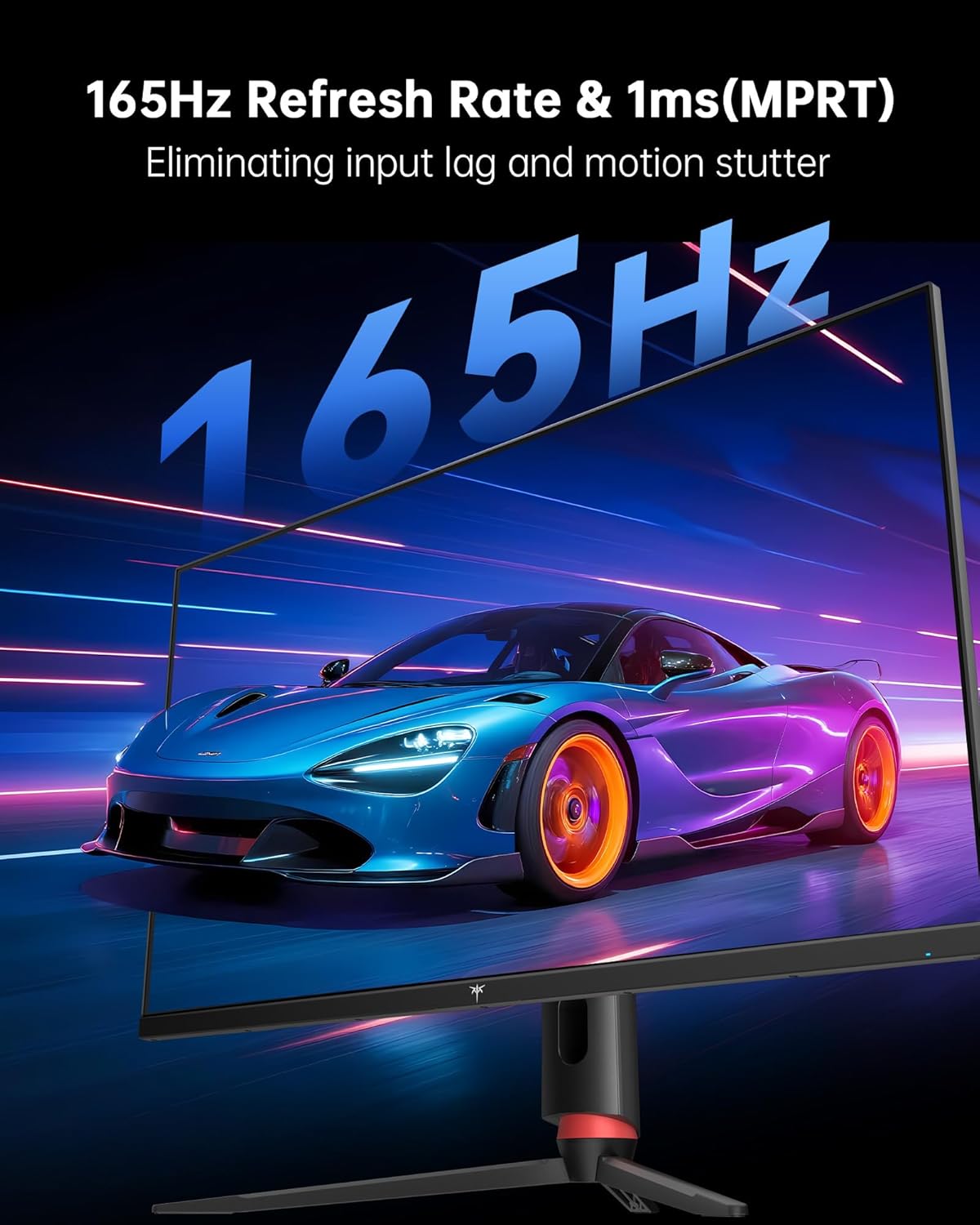 KTC 32 Inch 4K Gaming Monitor  165Hz UHD (3840x2160P) Fast IPS Screen  1ms (MPRT)  Adaptive Sync  3000:1 Contrast 121% sRGB HDMI 2.1 Display Port 1.4  Tilt/Height Adjustment  VESA Mount  H32P22P