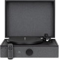 Andover Audio SpinPlay Premium All-in-One Record Player for Vinyl Record Playback - Semi-Automatic  Auto Power-On and Auto-Stop  Integrated Sound System with 270° Speaker Array - Black