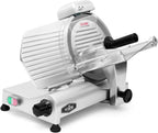 KWS 10NS Commercial 10" Meat Slicer, 320W High-Torque Motor, Precision Stainless Steel Blade, Deli-Style Thin Slicing, Built-In Sharpener, Heavy-Duty Aluminum Body for Meat, Cheese & Semi-Frozen Foods
