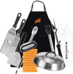 28 Inch Blackstone Griddle 2080 with Hood XL Griddle Original 3-Burner Outdoor Flat Top Grill, with Blackstone Griddle Accessories, Seasoning, and Wholesalehome Gloves and Cloth