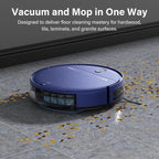 Robot Vacuum and Mop Combo, 2-in-1 Robot Vacuum Cleaner, 2.87'' Slim Design, Wi-Fi/App/Voice Control, 3D Obstacle Avoidance & Self-Charging Robotic Vacuum for Hard Floors, Carpets, Pet Hair