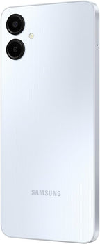 Samsung Galaxy A06 4G LTE (64GB + 4GB) Latin Version SM-A065M/DS Factory Unlocked 6.7" Dual Sim 50MP Dual Cam (Case Bundle) - (Light Blue)
