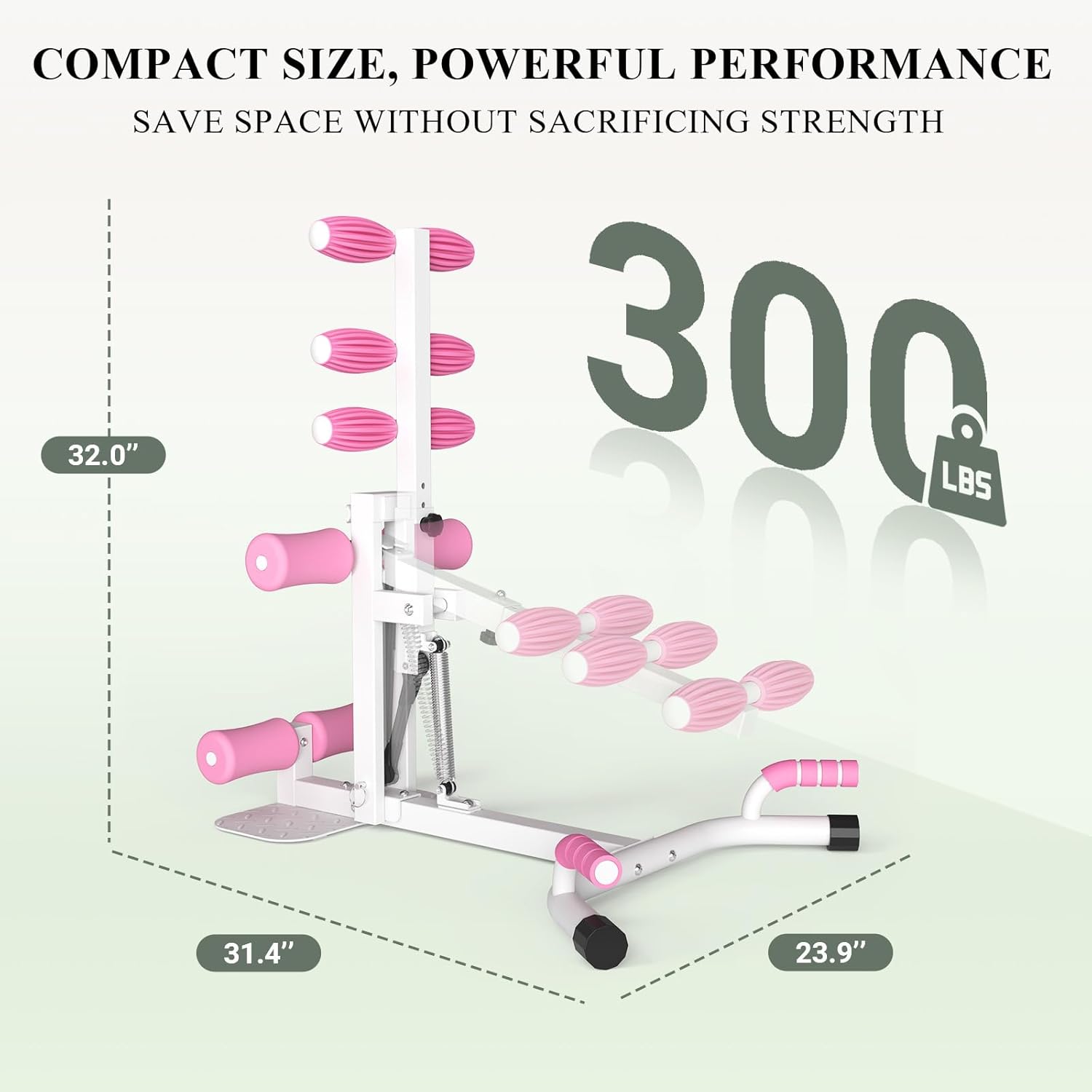 PAETA Squat Machine, Deep Squat Machine for Women, Glutes Workout Equipment with Adjustable Resistance Bands, Leg, Core & Ab Exercise Machine, Squat Assist Trainer for Home Gym