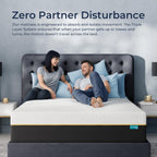 14 Inch King Size Mattress, Cooling Tencel Cover, King Memory Foam Mattress in a Box, Medium Plush King Size Bed for Back Pain Relief and Cool Sleep, CertiPUR-US Certified, Foam Made in USA