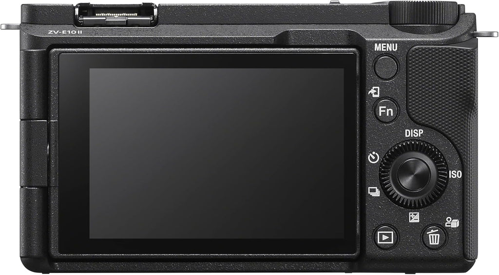 Sony Alpha ZVE10 II - APS-C Interchangeable Lens Mirrorless Content Creators' Camera - Black - Body Only