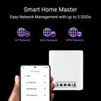 ASUS ZenWiFi BT10 Tri-Band WiFi 7 Mesh  18 Gbps  3000 sq.ft (1pk)  Dual 10G Ports  Security and Parental Controls Included  Smart Home Master SSIDs  4G & 5G Mobile Tethering