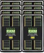 1TB 16X64GB DDR4 2666MHZ PC4-21300 4Rx4 1.2V CL19 288-PIN ECC RDIMM Registered RDIMM NEMIX RAM Server Memory KIT