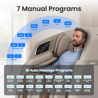 AmaMedic 3D Astoria | Full Body Massage Chair l Intelligent Voice Control | Touchscreen Controller | Heating Therapy l Zero Gravity Reclining l Bluetooth Speakers (Black)
