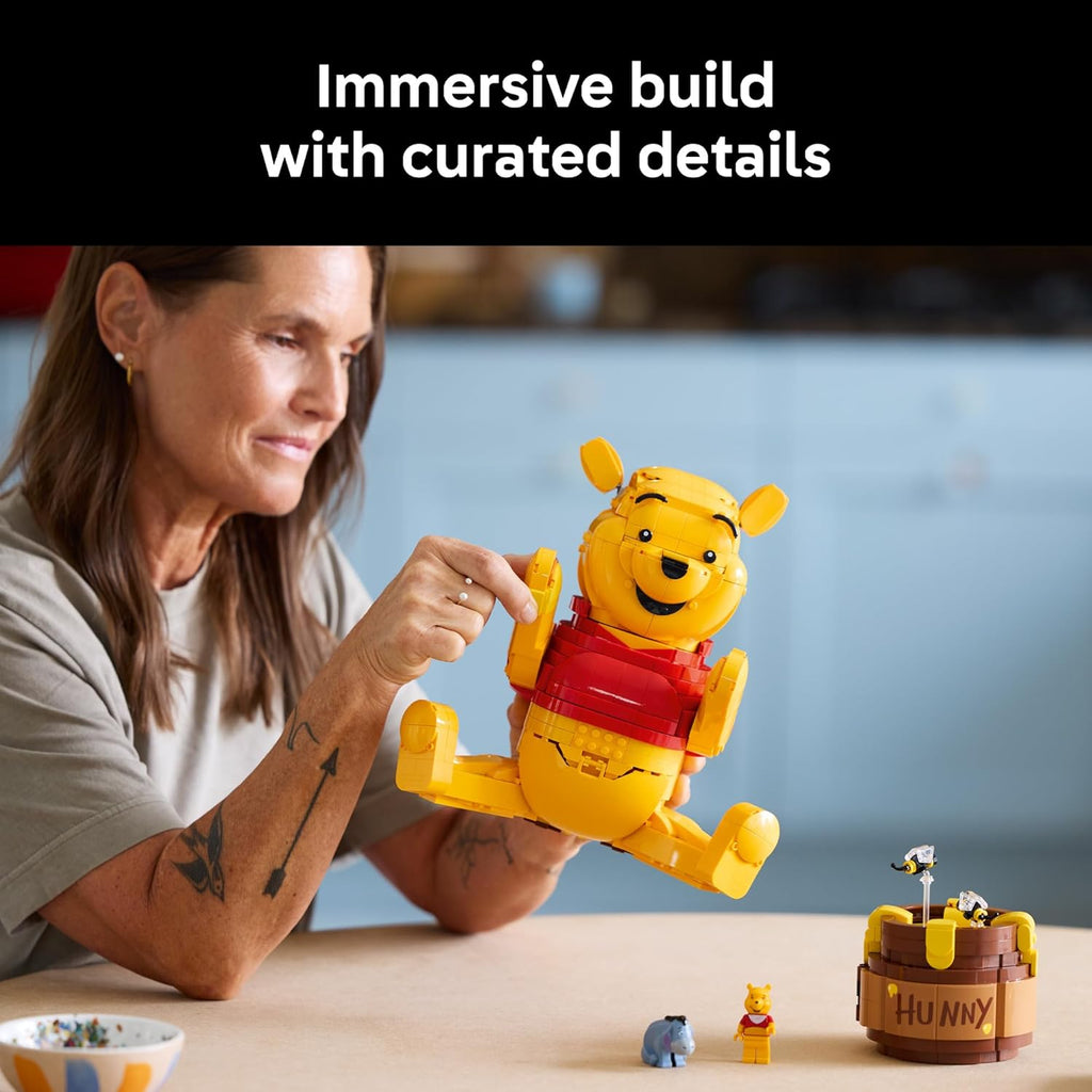 LEGO Disney Winnie The Pooh Building Set - Home, Office or Book Shelf Decor for Adult Fans, Ages 18+ - W/Eeyore Figure - Collectible Disney Gift - 43300