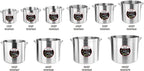 New Star Foodservice 16 Qt Aluminum Stock Pot, No Cover