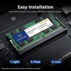Timetec Premium 16GB DDR4 2666MHz (PC4-2666V) PC4-21300 SODIMM Laptop RAM – 260-Pin 1.2V CL19 Non-ECC Unbuffered Memory Module for Laptop, Notebook, Mini PC, All-in-One