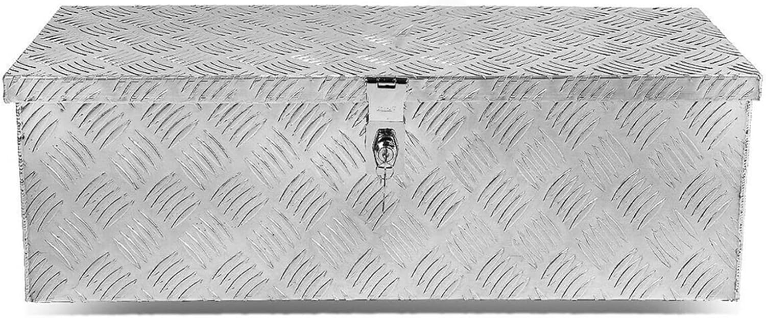 labwork 30" Aluminum Truck Tool Box with Lock for Pickup Trailer Flatbed RV Storage