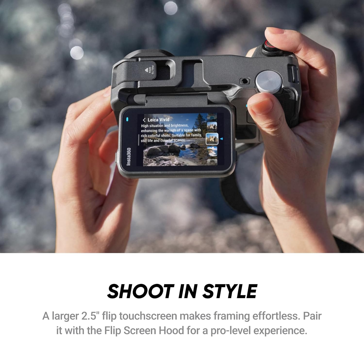 Insta360 Ace Pro 2 Flash Print Bundle - 8K Waterproof Action Camera Co-Engineered with Leica  1/1.3" Sensor  Dual AI Chip  Leading Low Light  Xplorer Grip Pro Kit for Street Photography