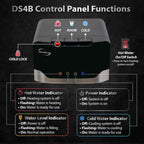 iSpring Bottleless Water Dispenser with Built-in 4-Stage Filtration, Hot/Cold/Room Temp, Self Cleaning, Stainless Steel, Model: DS4B