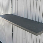 8 ft. W x 12.5 ft. D Plastic Storage Shed