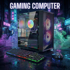 STGAubron Gaming PC Computer Desktop  Intel Core i5 up to 3.6G  Radeon RX 550  16G RAM  512G SSD  WiFi 6  BT 5.0  RGB Fan x2  Windows 11 Home