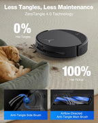 ECOVACS DEEBOT X9S PRO Omni Robot Vacuum and Mop, 30,000Pa Suction, Instant Self-Cleaning OZMO Roller Mop, TruEdge Deep Edge Cleaning, ZeroTangle, Dual-Cleaning Solution System, AI Obstacle Avoidance