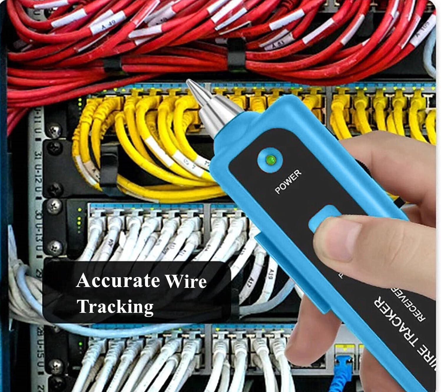 Gaobige Network Tool kit, Cat6 Cat5e Cat5 Crimping Tool RJ45 Crimp Tool kit, Pass Through rj45 Crimper, Wire Tracker, 110/88 Punchdown Tool, Cat6 Pass Through Connectors